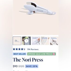 Light blue new Nori  Press -